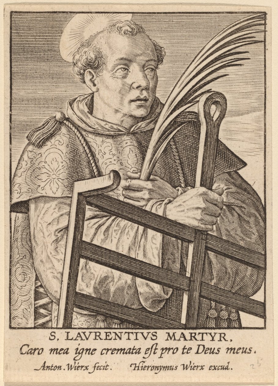 Szent Lőrinc vértanú alkotó: Antonie Wierix