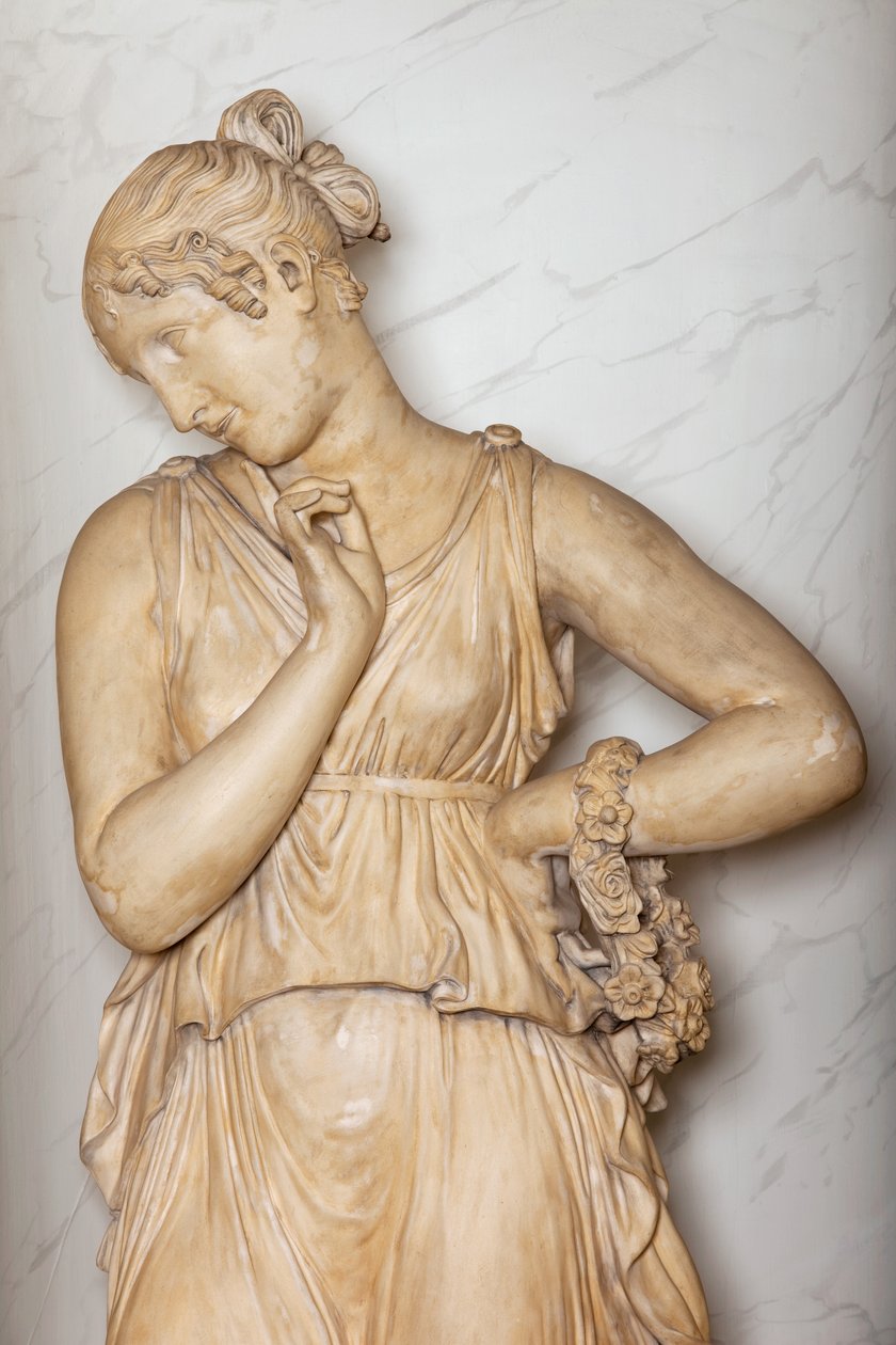 Táncosnő ujjal az állán (gipsz) (részlet) (lásd még 698750) alkotó: Antonio Canova