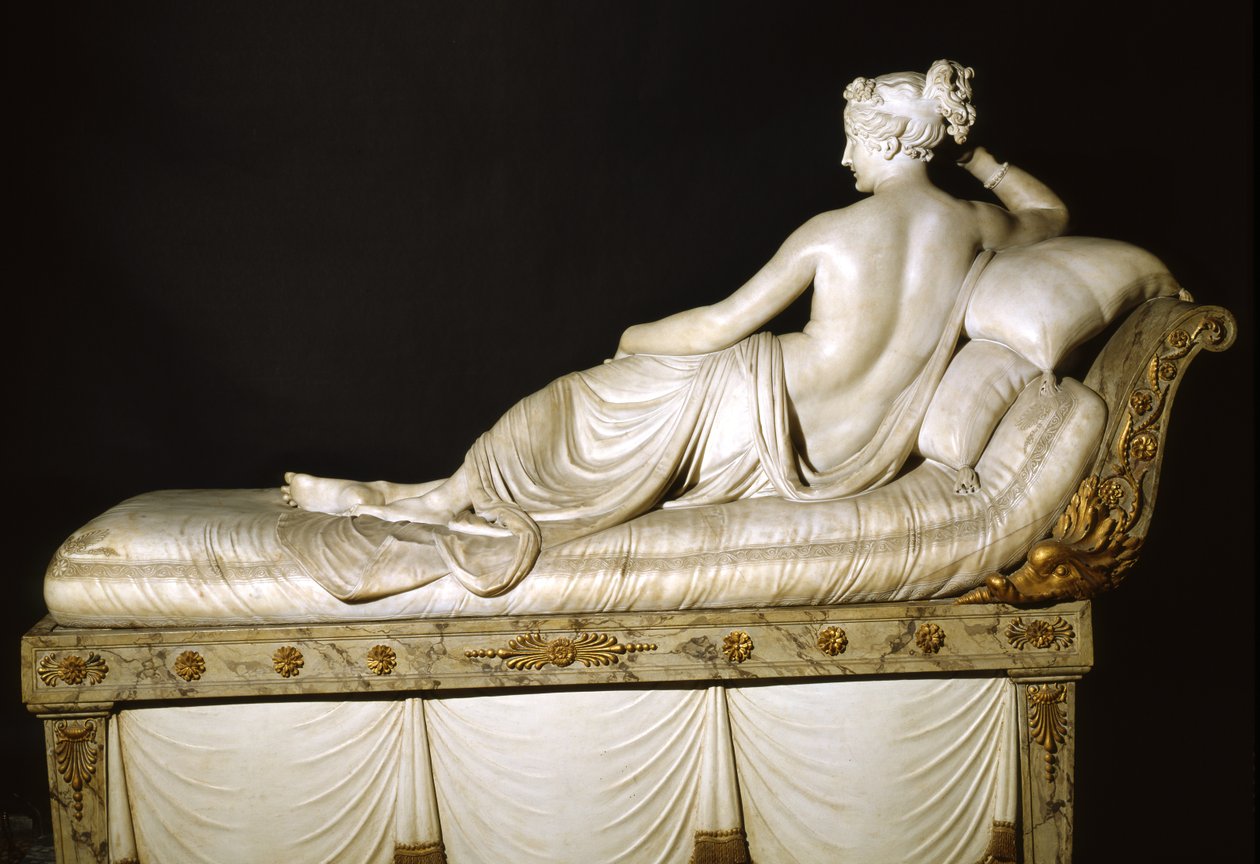 Pauline Bonaparte, mint a Vénusz diadalmaskodója, 1805-2008 körül (márvány) alkotó: Antonio Canova