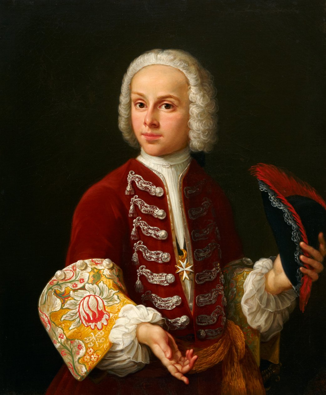 A Szent János-rend ifjú lovagja, 1730 körül alkotó: Antonio David