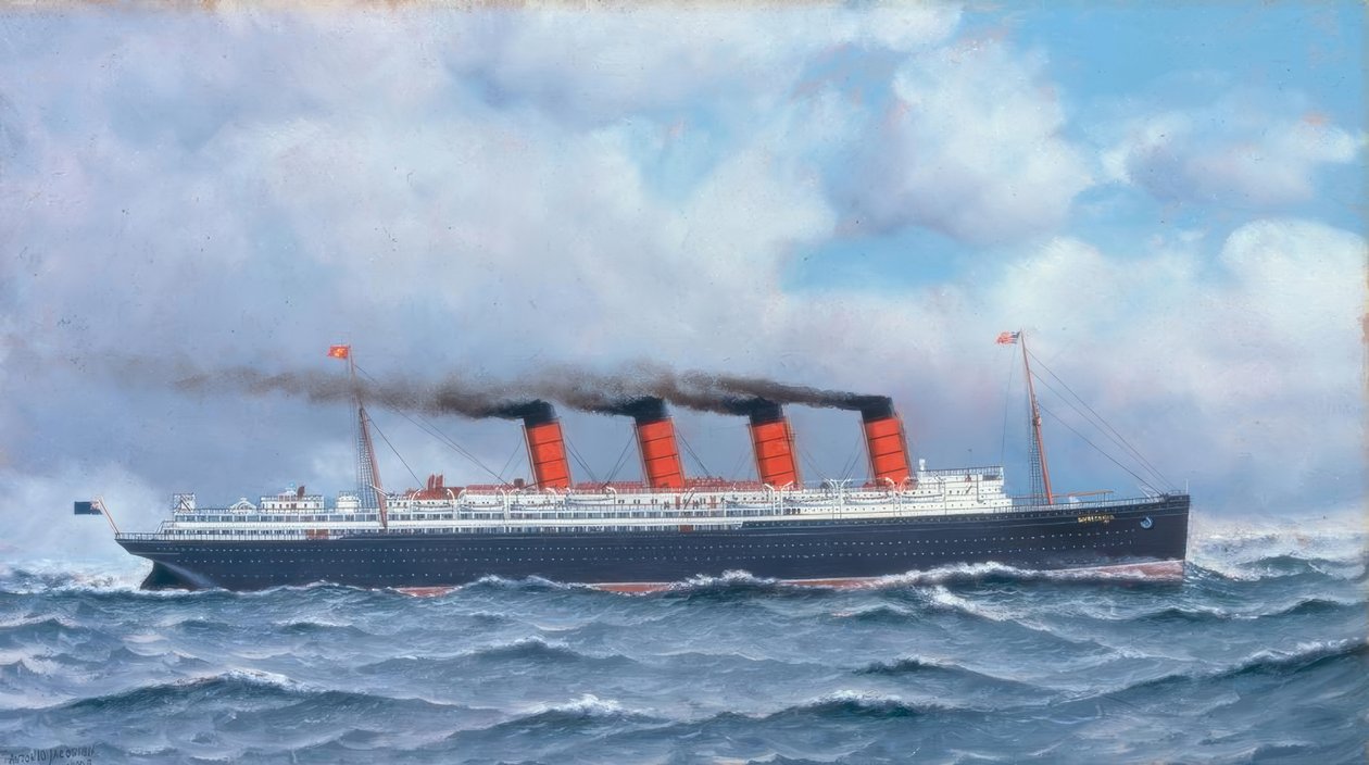 Lusitania alkotó: Antonio Jacobsen