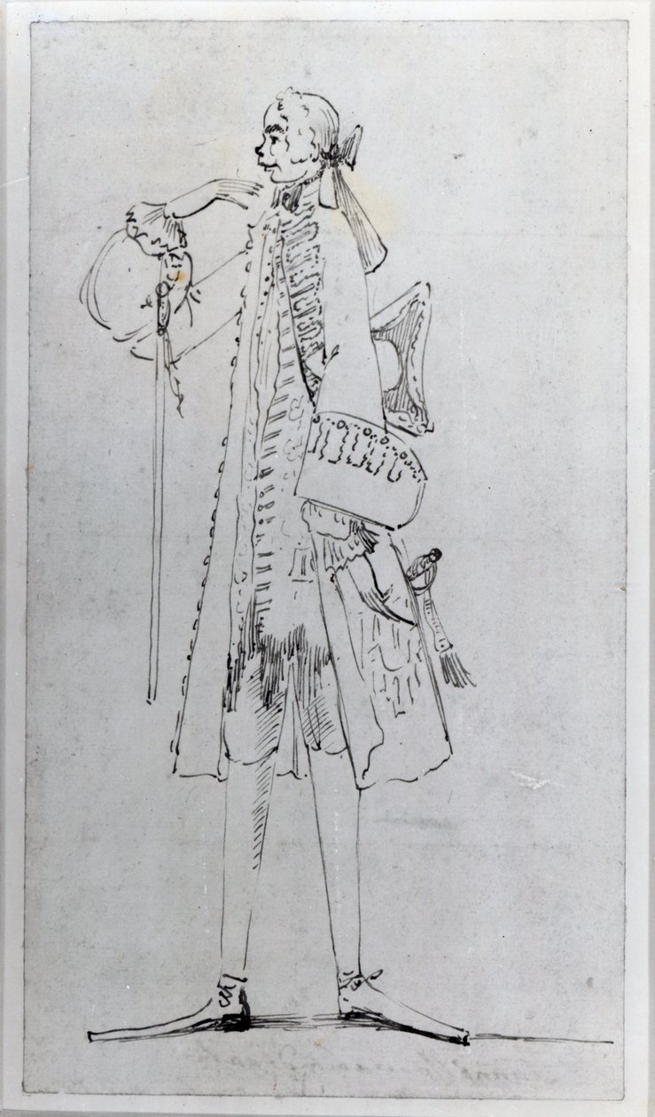 Carlo Maria Broschi, „Il Farinelli” (tinta papíron) alkotó: Antonio Maria Zanetti