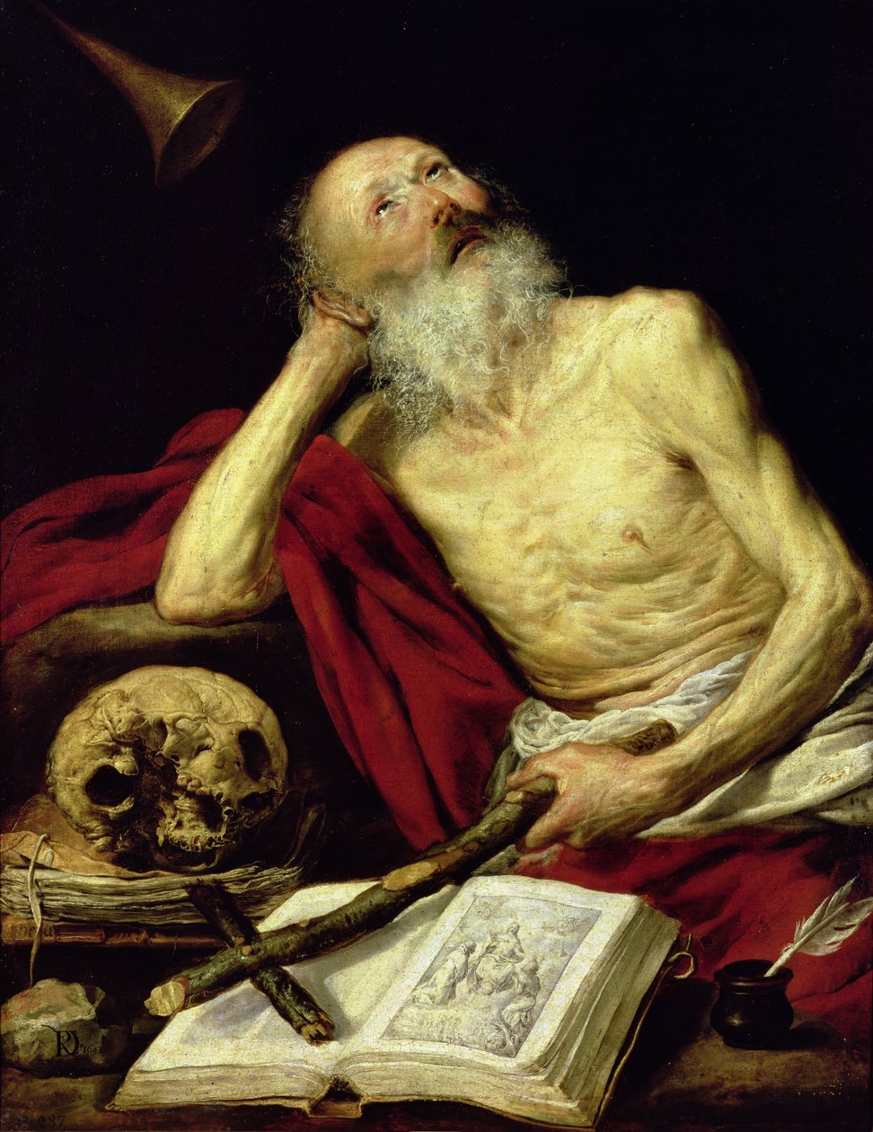 Szent Jeromos, 1643 alkotó: Antonio Pereda y Salgado