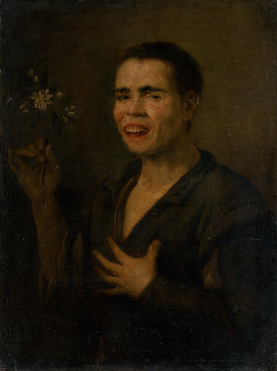Fiú narancsvirággal alkotó: Antonio de Puga