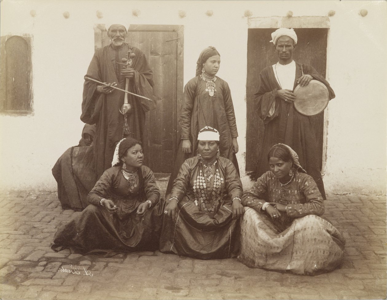 Arab táncosok, Egyiptom alkotó: Antonio Beato