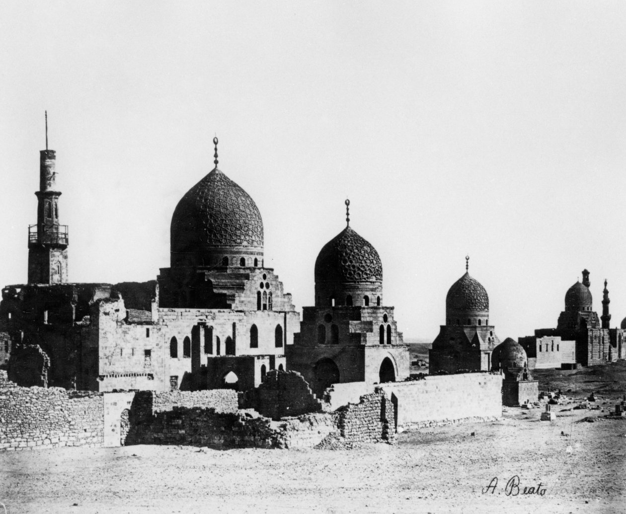 Mecset, Egyiptom, 1862 alkotó: Antonio Beato