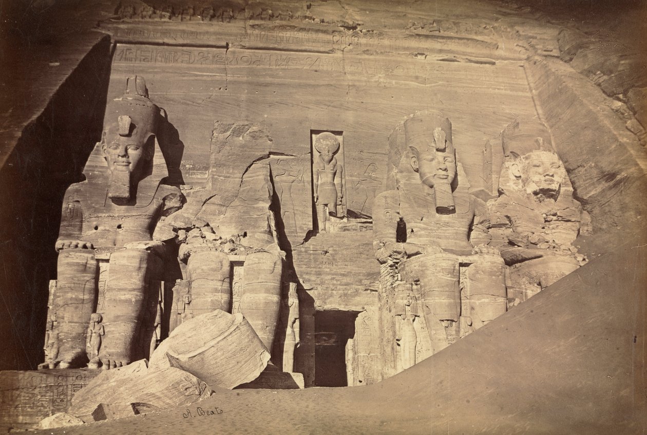 II. Ramszesz temploma, Abu Simbel alkotó: Antonio Beato