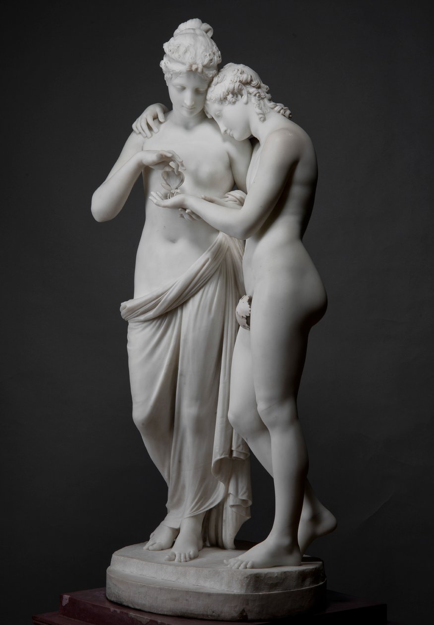 Amor és psziché, 1808. alkotó: Antonio Canova