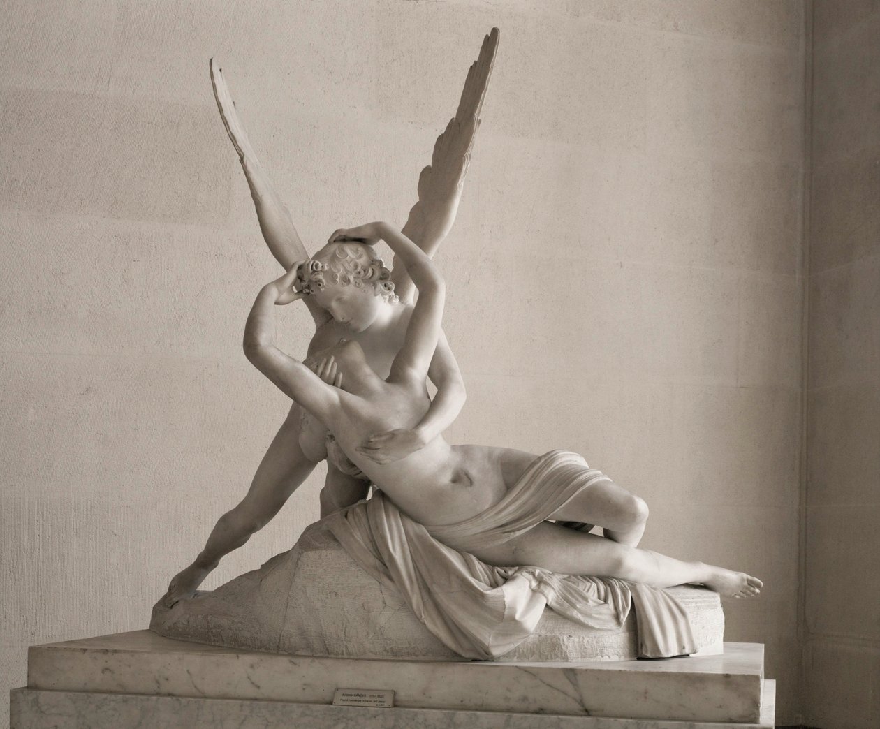 Eros és Psyche ... alkotó: Antonio Canova