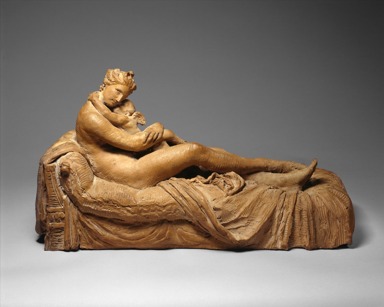 Vénusz és Ámor, 1798-99 (terrakotta) alkotó: Antonio Canova