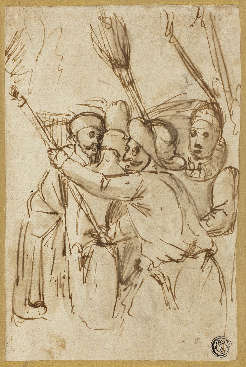 Farsangi figurák alkotó: Antonio Carracci