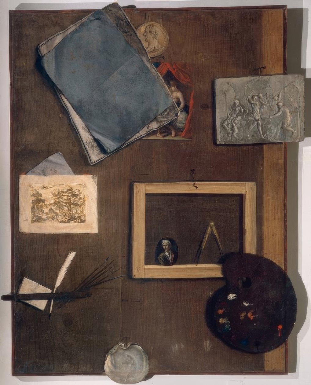 Csendélet és illúzió alkotó: Antonio Ciocci
