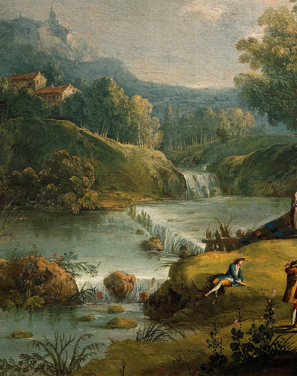 Tavasz, Antonio Diziani (1737-1797), festmény. Részlet. alkotó: Antonio Diziani