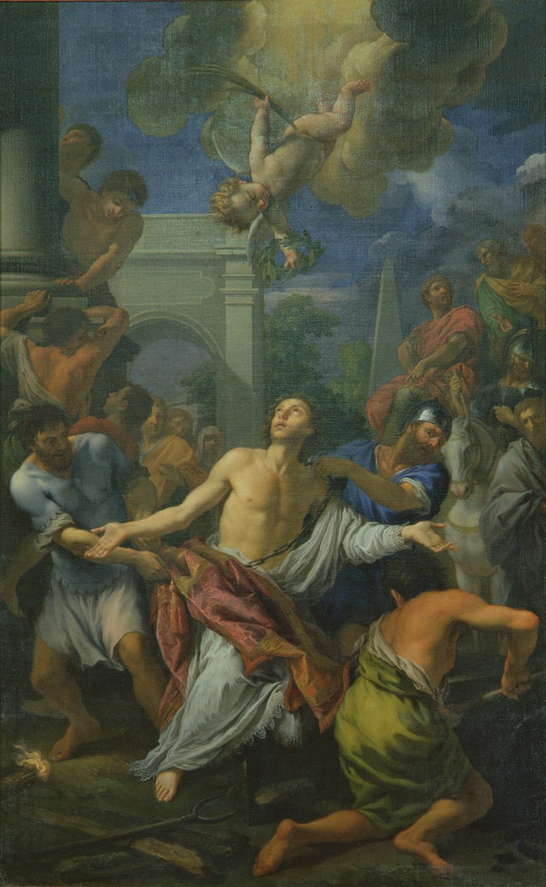 Szent Lőrinc vértanúsága alkotó: Antonio Domenico Gabbiani