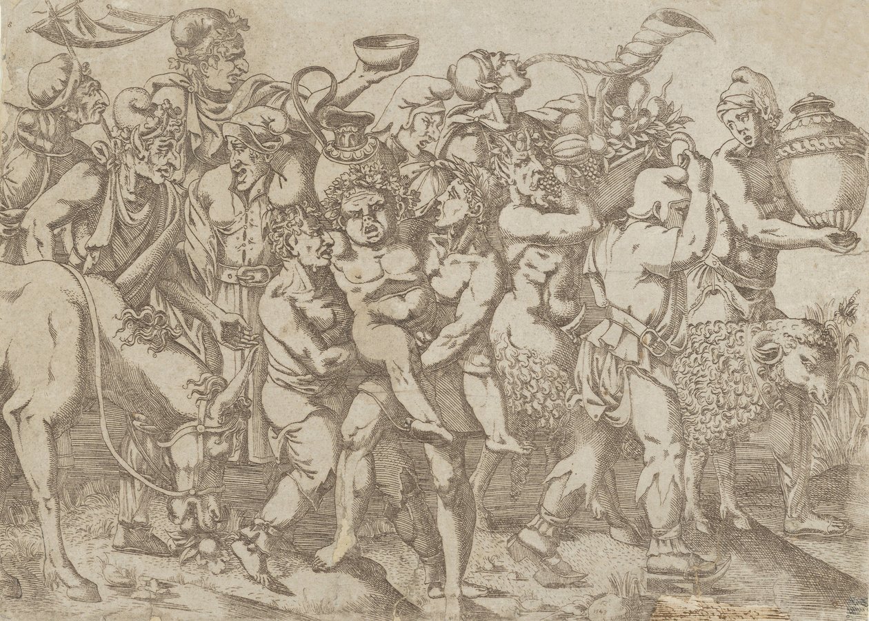 Silenus vitte, 1543. alkotó: Antonio Fantuzzi