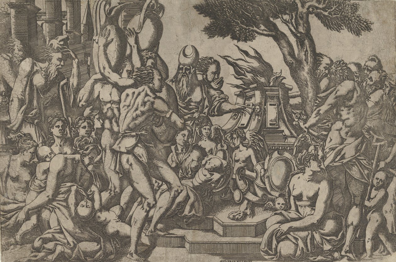 Az áldozat, 1542. alkotó: Antonio Fantuzzi