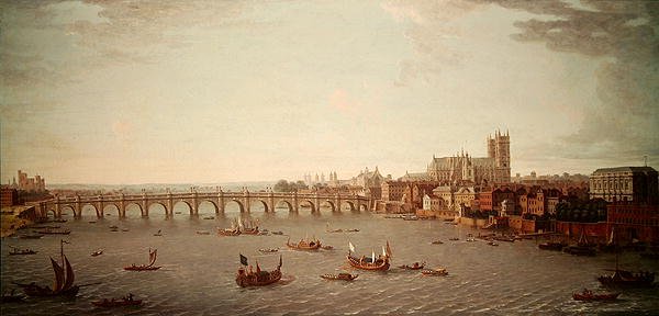 Westminster (olaj, vászon) alkotó: Antonio Joli