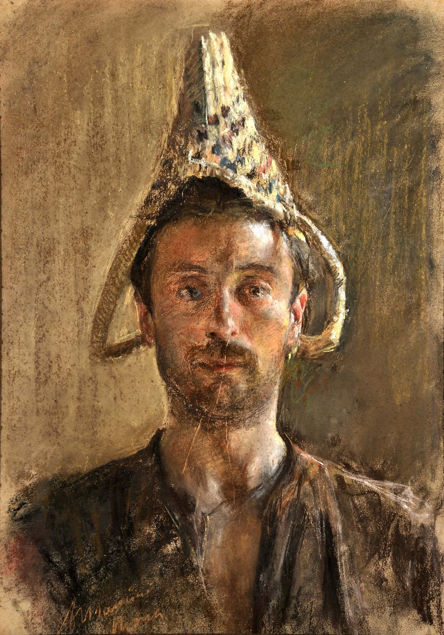 Önarckép, 1880. alkotó: Antonio Mancini