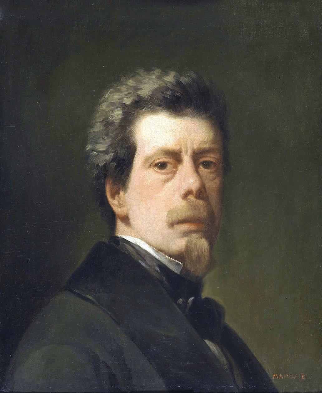 Autorretrato alkotó: Antonio María Esquivel