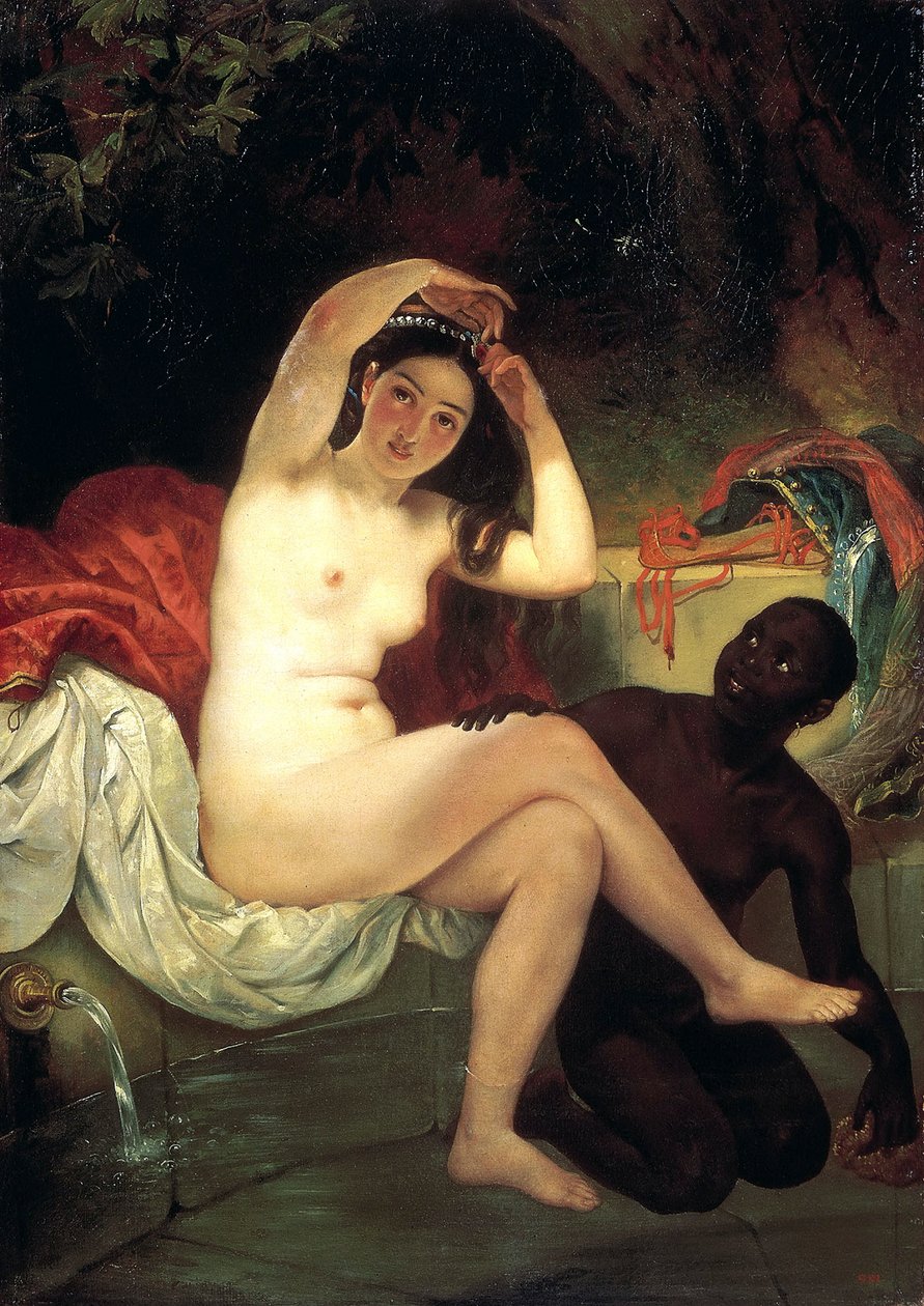 Fürdő Bathsheba, 1832. alkotó: Antonio Molinari