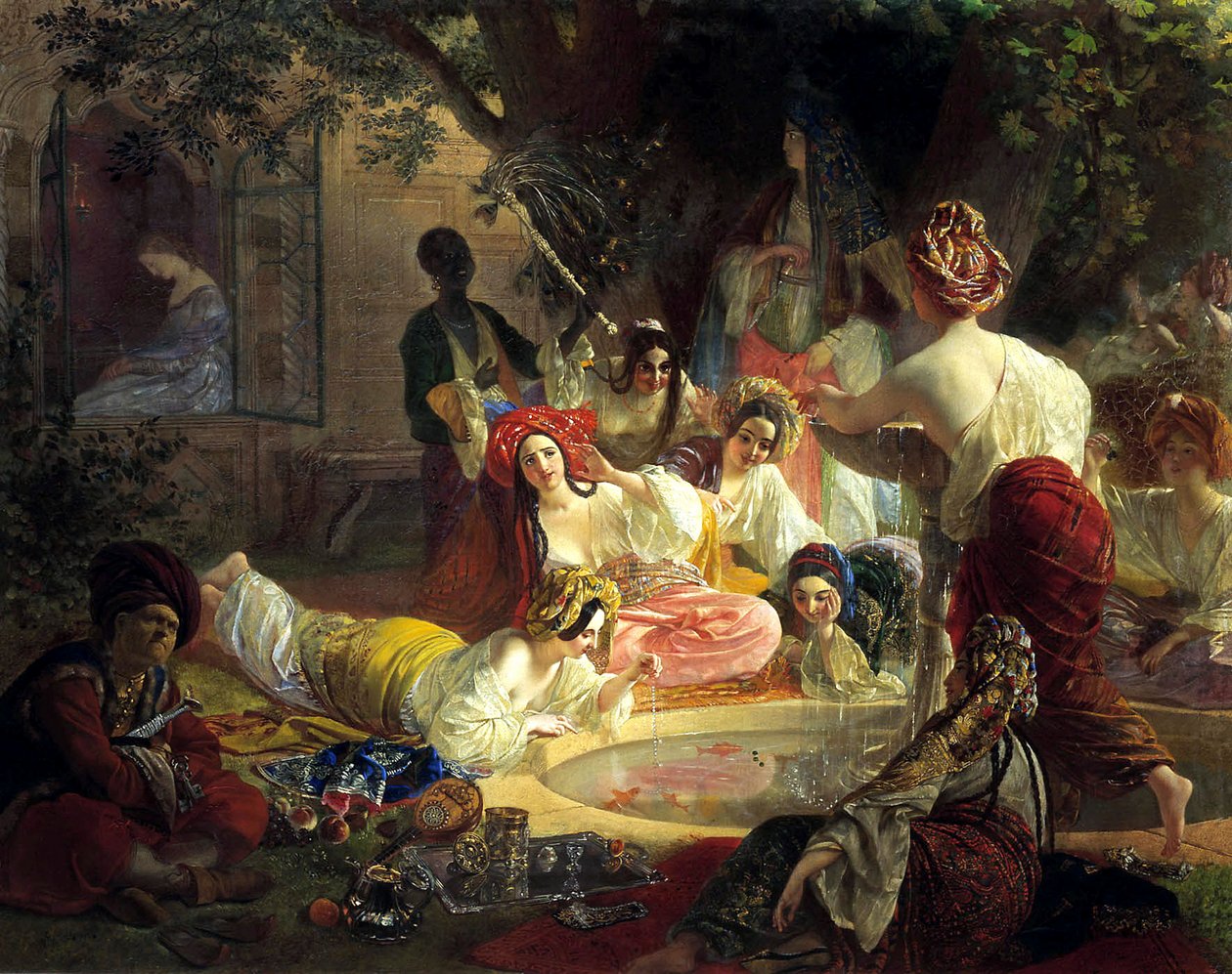 Bahçesaray szökőkútja, 1849. alkotó: Antonio Molinari