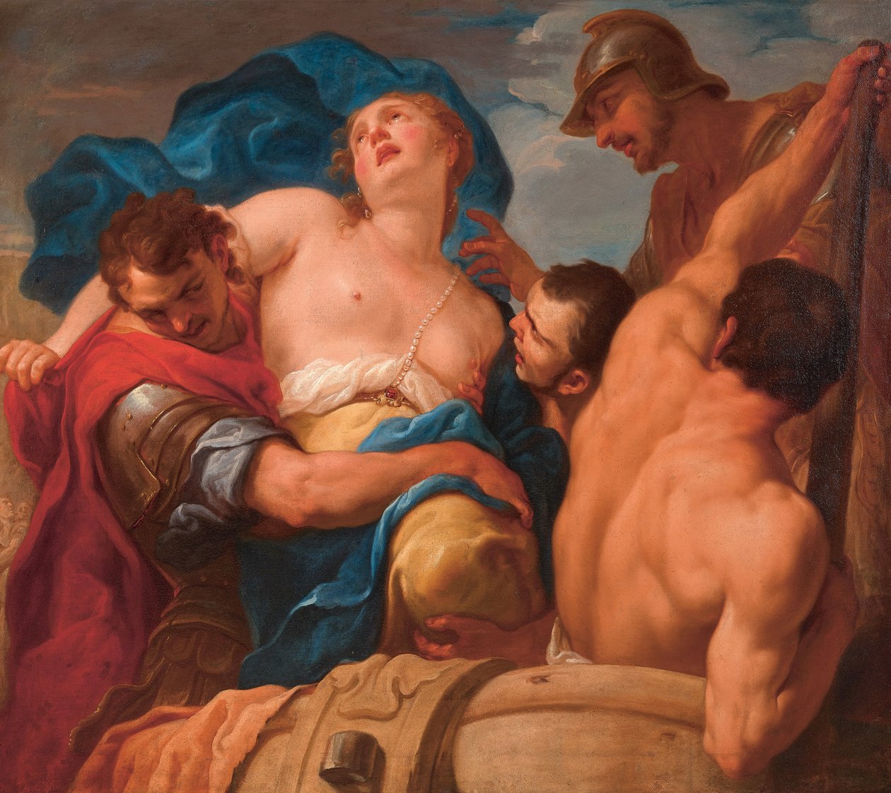 Helen megerőszakolása, kb. 1695. alkotó: Antonio Molinari