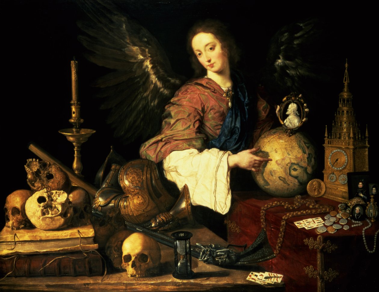 Hiúság, 1634 körül alkotó: Antonio Pereda y Salgado