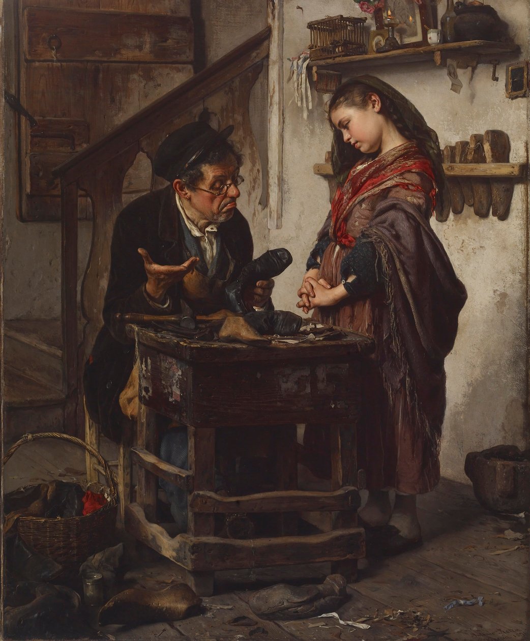 The Hopeless Case, 1871 (olaj, szövet) alkotó: Antonio Rotta
