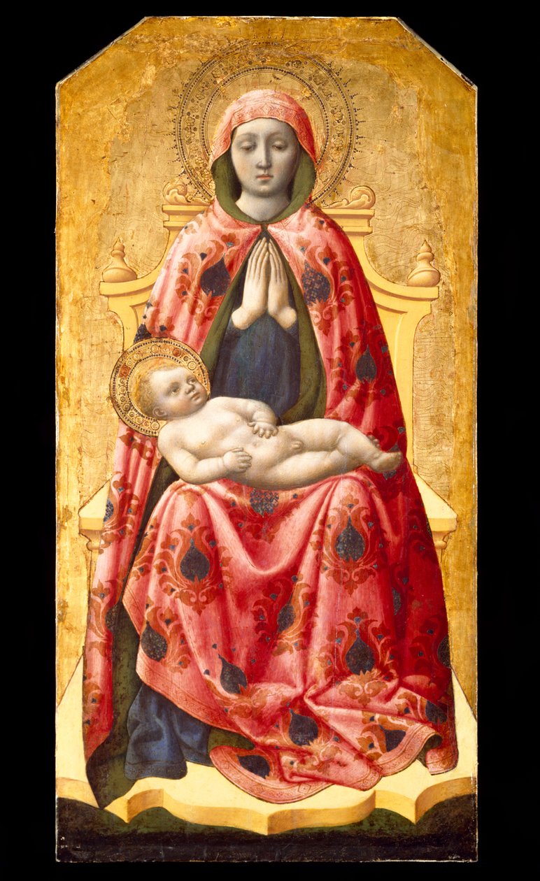 Madonna és gyermek, 1440-es évek (tempera a panelen) alkotó: Antonio Vivarini