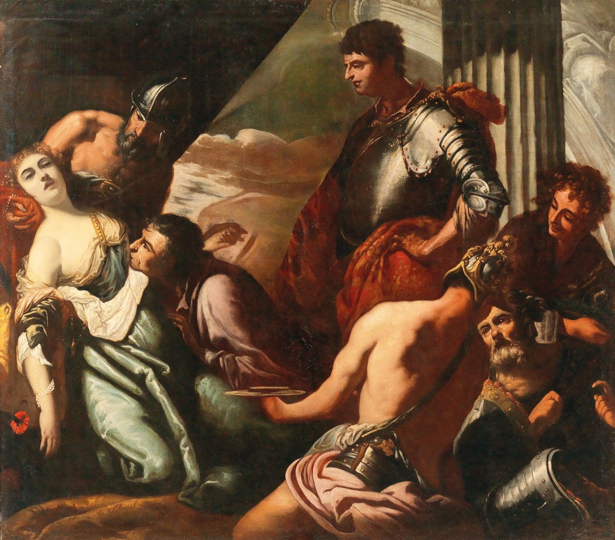 Agrippina halála alkotó: Antonio Zanchi