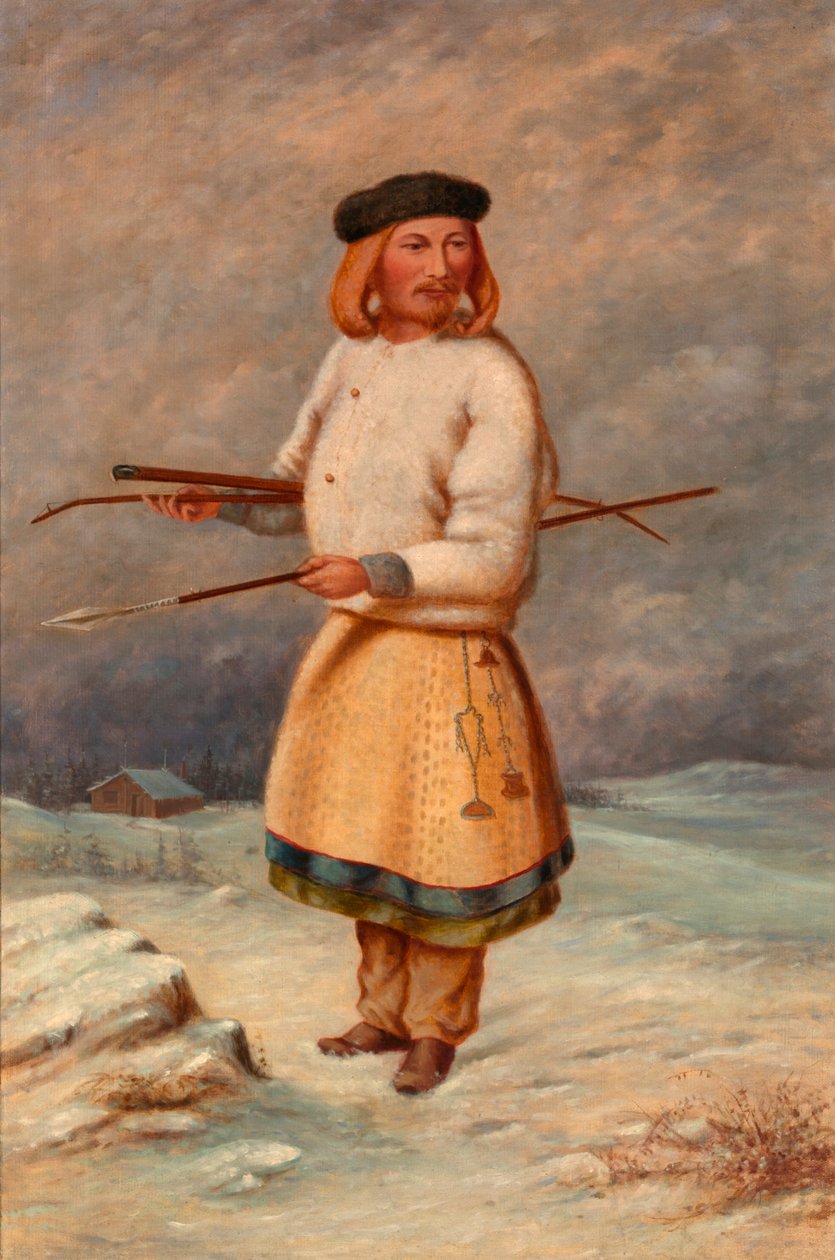 litván férfi, kb. 1890-1899. alkotó: Antonio Zeno Shindler