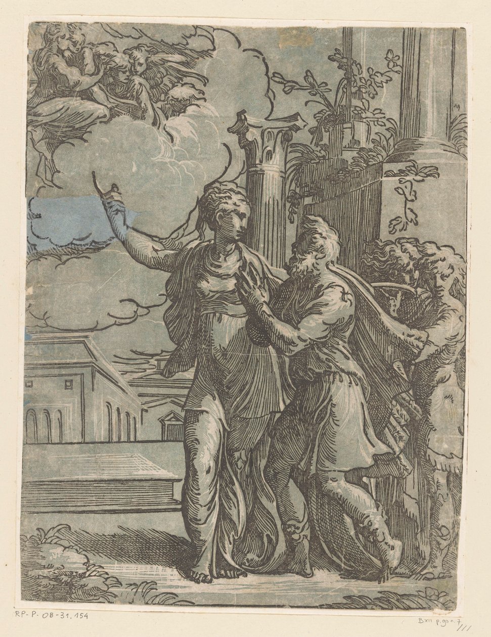 Augustus császár és a tiburtinus Szibilla alkotó: Antonio da Trento