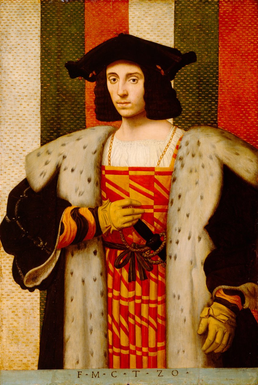 A Trivulzio család úriembere alkotó: Antonio di Bernadino Contino