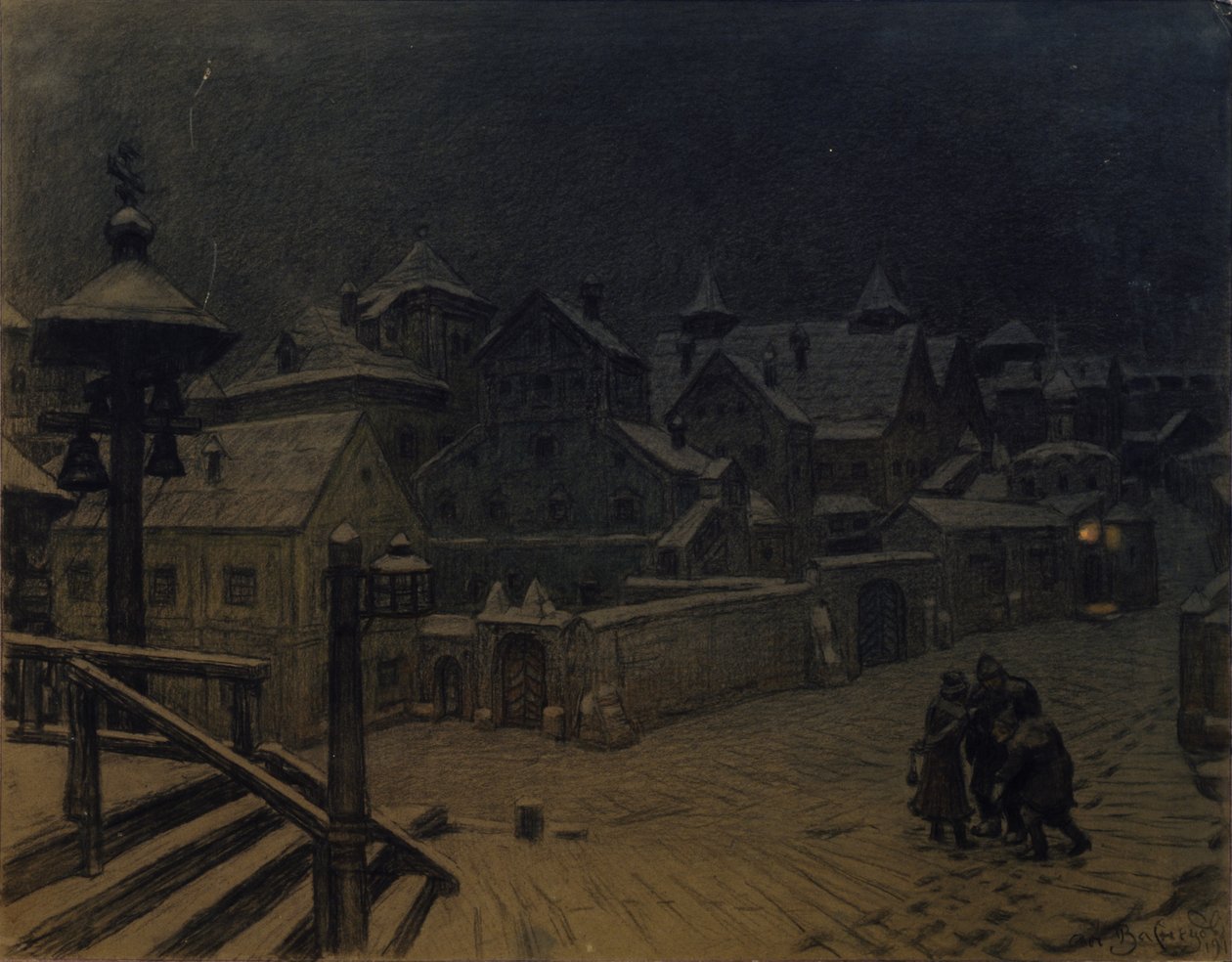 Alvó bojárkúriák, 1918 alkotó: Apollinari Mikhailovich Vasnetsov