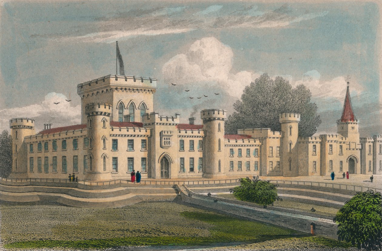„Lee Place, Lanarkshire”, 1828. alkotó: Archelaus Cruse