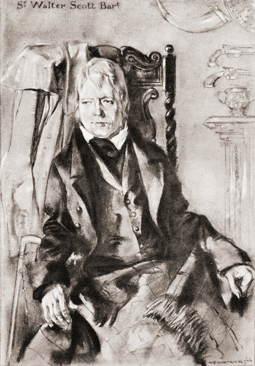 Sir Walter Scott alkotó: Archibald Standish Hartrick