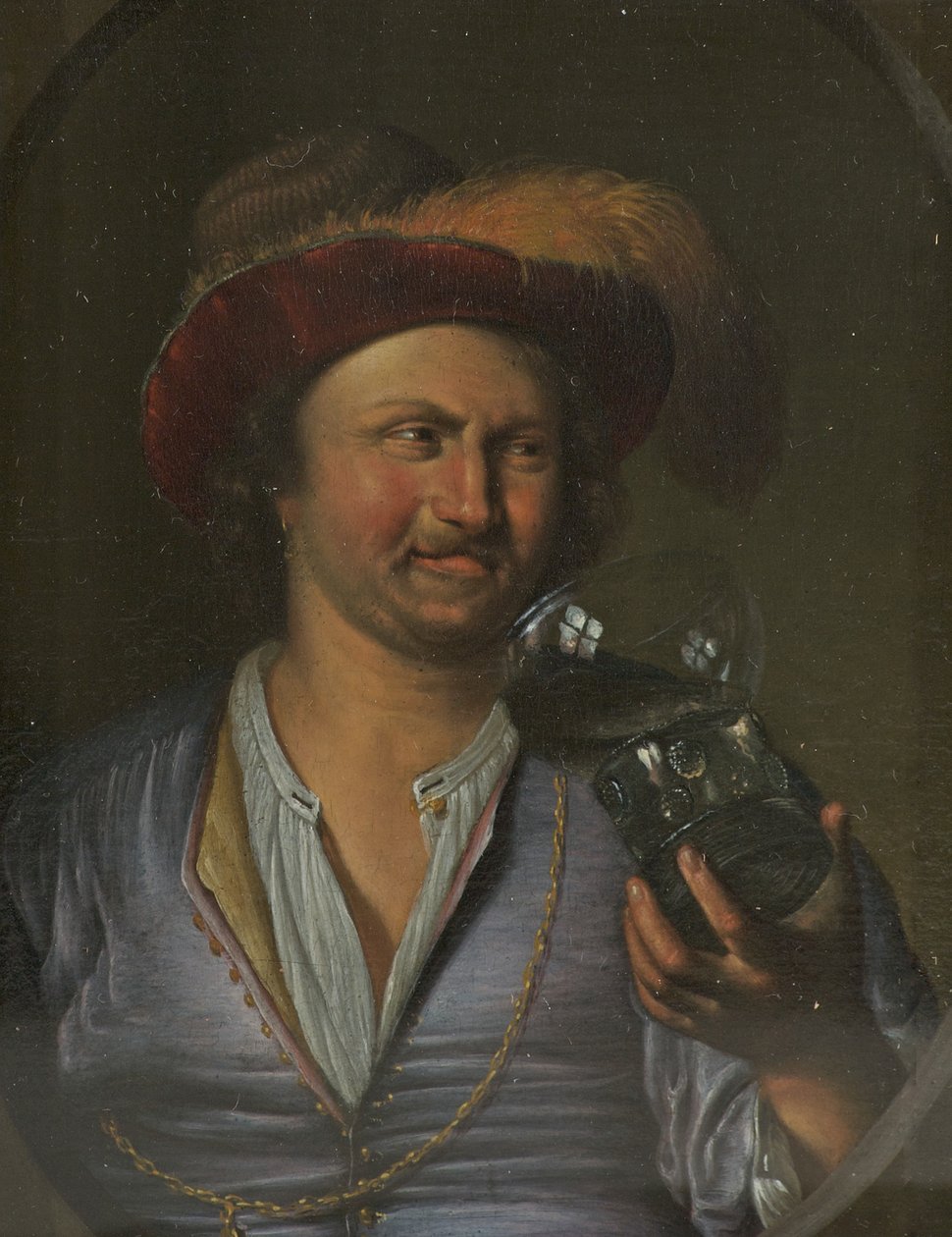 Férfiportré, 1672-74 körül alkotó: Arie de Vois