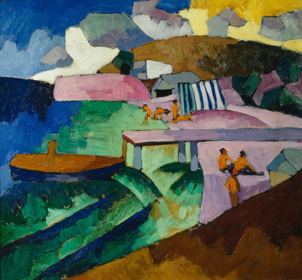 Tengerpart, 1912 alkotó: Aristarkh Vasilievic Lentulov