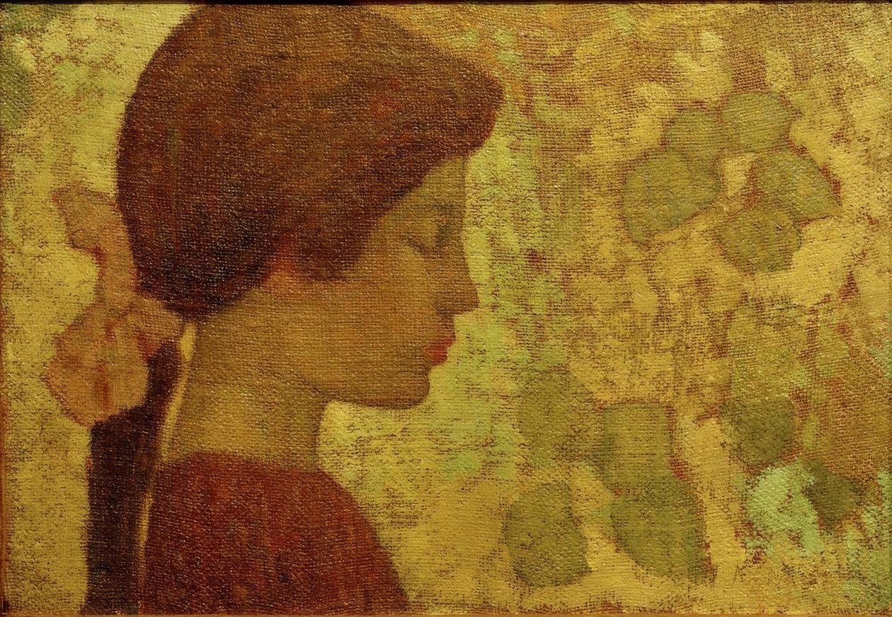 Lány a profilban alkotó: Aristide Maillol