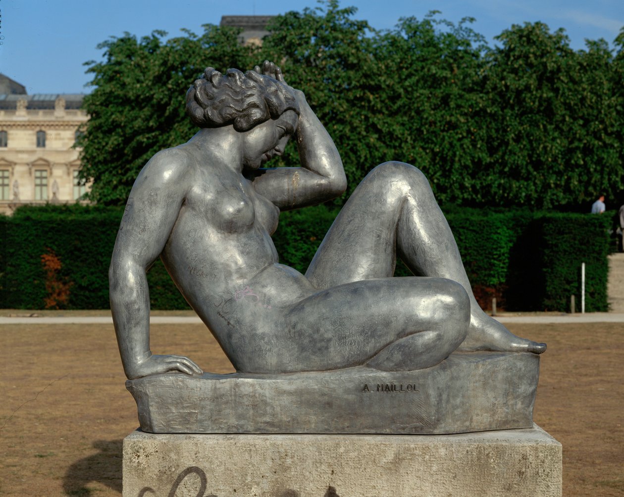 Meztelenül ülve. Bronz ... (bronz) alkotó: Aristide Maillol