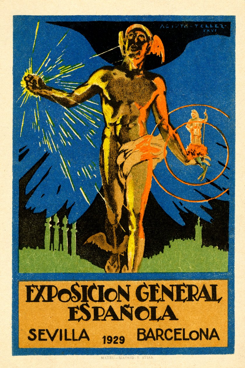 "Exposicion General Espñola" (Spanyol általános kiállítás) alkotó: Aristo Tellez