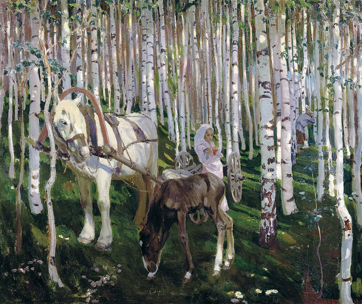Az erdőben, 1905. alkotó: Arkadi Alexandrovich Rylov
