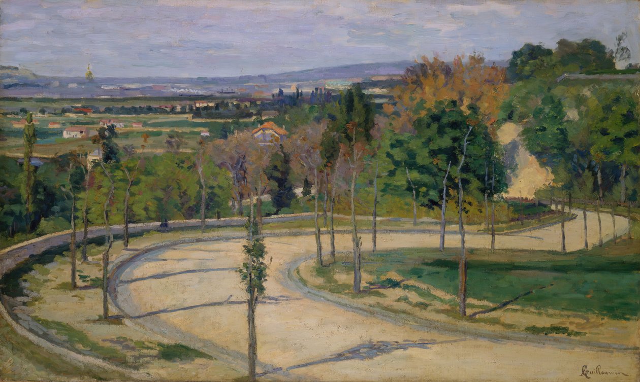 Párizs környéke, 1875. alkotó: Armand Guillaumin
