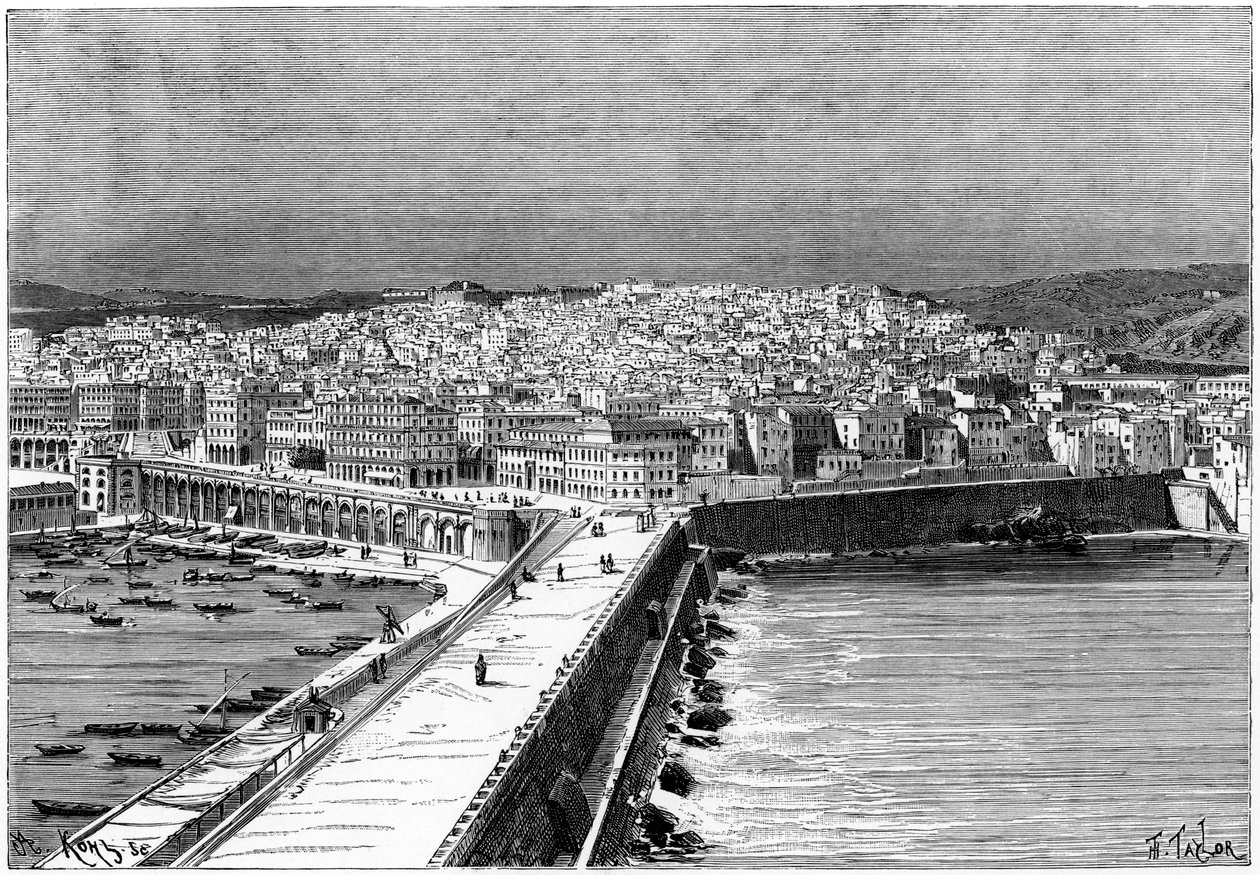 Algír, Algéria, c1890. alkotó: Armand Kohl