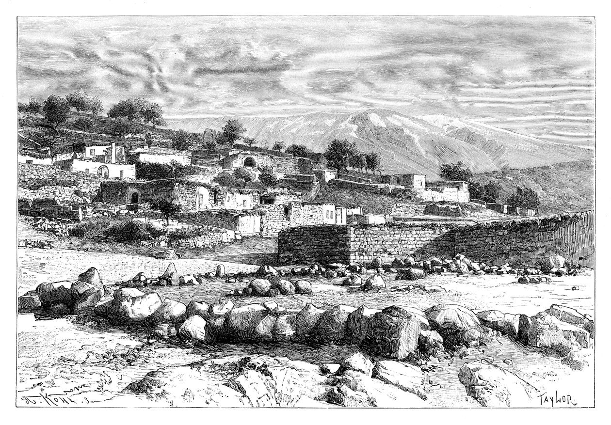 Mount Hermon, Szíria, 1895. alkotó: Armand Kohl