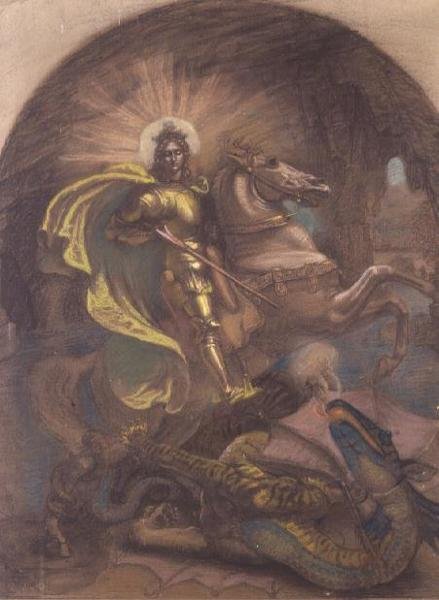 Szent György és a sárkány alkotó: Armand Point