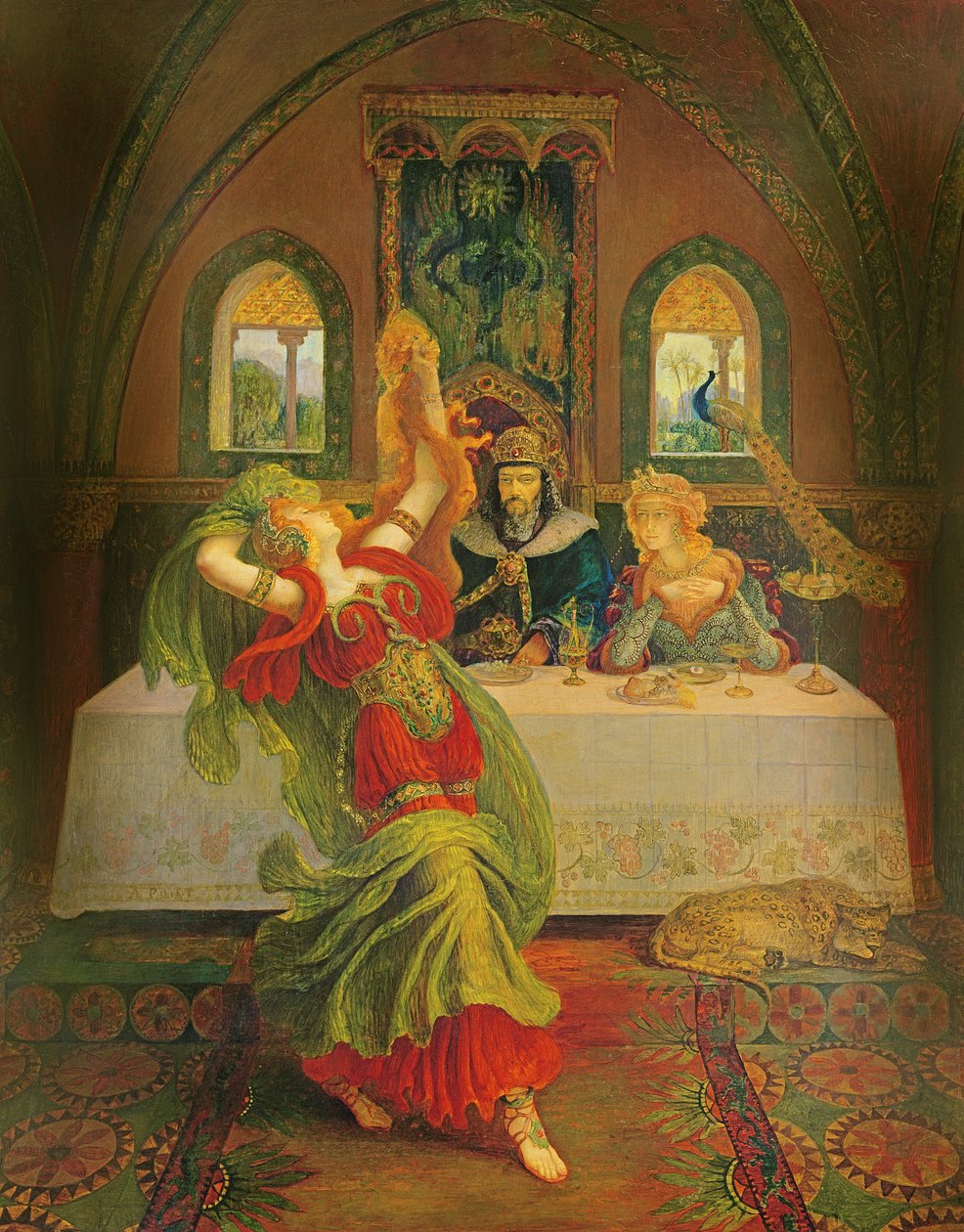 A hét fátyol tánca alkotó: Armand Point