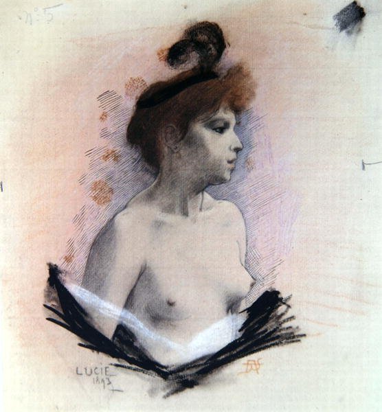 Lucie alkotó: Armand Rassenfosse