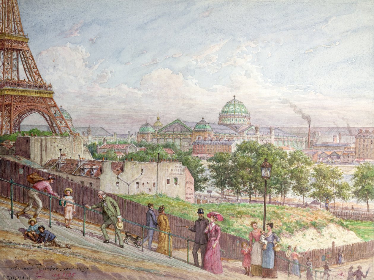 A lépcsők a rue Alboninál, 1897 alkotó: Arnaud Durbec