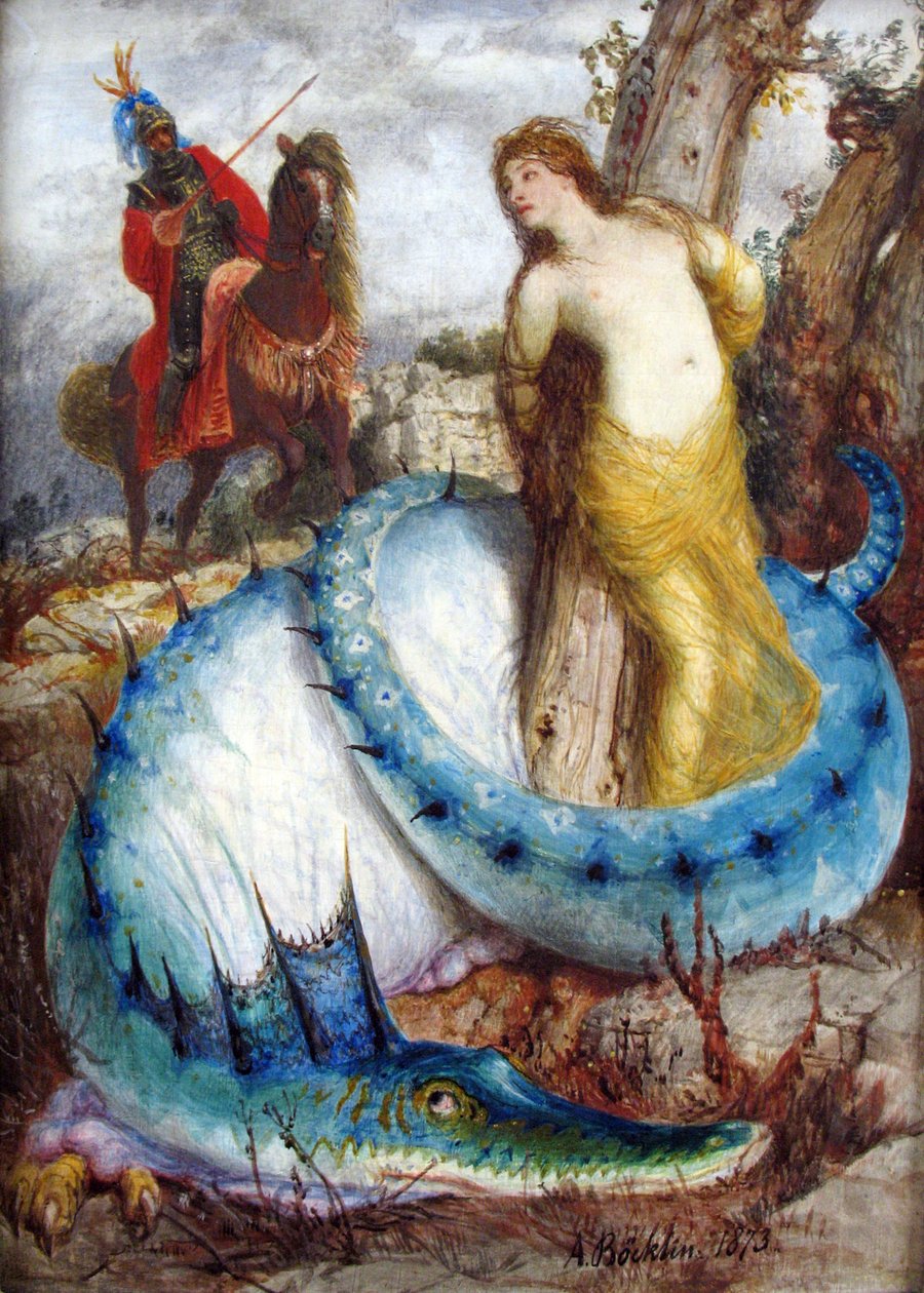 Ruggiero és Angelica alkotó: Arnold Böcklin